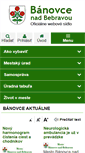 Mobile Screenshot of banovce.eu