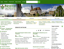 Tablet Screenshot of banovce.eu