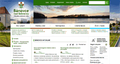 Desktop Screenshot of banovce.sk