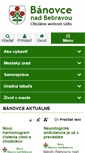Mobile Screenshot of banovce.sk