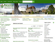 Tablet Screenshot of banovce.sk